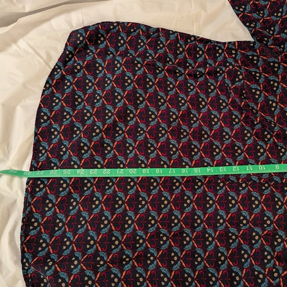 Daniel Rainn dark blue blouse, Women's plus size 1X - Picture 10 of 11